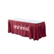 Custom Table Skirts Without Top 8ft | https://www.bestnamebadges.com