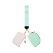 Wristlet Keychain Lanyard With Dual Pouches | https://www.bestnamebadges.com