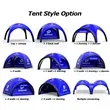 10'x10' Custom AirDome Inflatable Tent With Sublimated Top | https://www.bestnamebadges.com