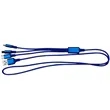 Metallic 3-in-1 Cable with Type C USB | https://www.bestnamebadges.com