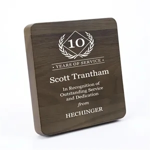 Personalized Wood Award Plaque For Recognition