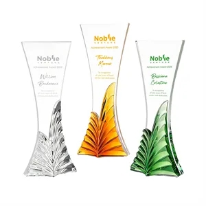 Custom Crystal Trophy Award For Employee Recognition 