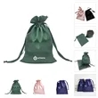 Satin Gift Pouch Drawstring Bag | https://www.bestnamebadges.com