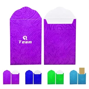 Custom White Cover Hotel Card Holder