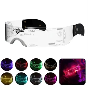 Spaceman Light Up Futuristic Sunglasses