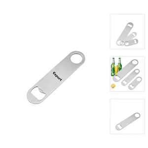 Flat Bottle Opener for Bartender