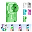 Magnetic Wallet Card Holder with Collapsible Phone Grip | https://www.bestnamebadges.com