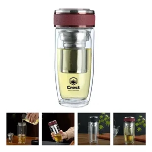 Portable Travel Glass Tea Infuser