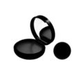 Lip Balm Mirror Compact | https://www.bestnamebadges.com