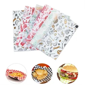 12 x 12'' Food Basket Liners, Deli Paper Sheets
