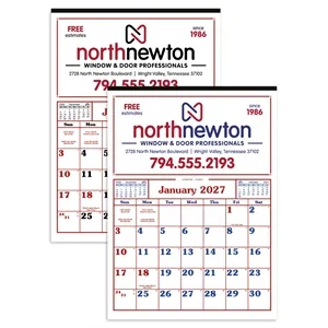 Skinner & Kennedy® Commercial 12-Sheet Calendar | https://www.bestnamebadges.com