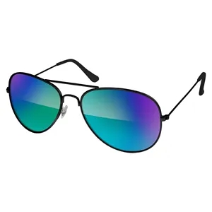 Metal Aviator Mirrored Sunglasses | https://www.bestnamebadges.com