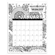 Triumph® Calendars Small Monthly Desk Pad Calendar - Colo... | https://www.bestnamebadges.com