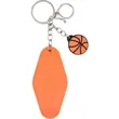 Retro Basketball Motel Keychain | https://www.bestnamebadges.com