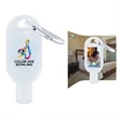 1 oz. Hand Sanitizer Gel with Carabiner | https://www.bestnamebadges.com