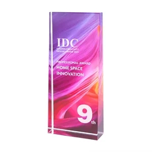 Elegant Crystal Achievement Award Trophy