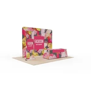 10ft Display Kit With Backdrop, Table Cover and Banner Stand