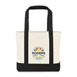 Large Canvas Tote | https://www.bestnamebadges.com