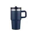 Slate 20 oz Handle Mug with Straw Lid | https://www.bestnamebadges.com