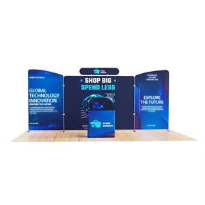 10' x 20' Straight Tension Fabric Trade Show Booth Kit