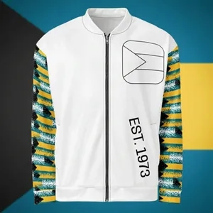 Unisex 280 GSM Spandex Interlock Fleece Zipper Track Shirt