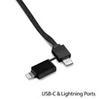 ChargeFlex 4-in-1 Retractable Cable | https://www.bestnamebadges.com