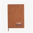 PrimeMark A5 Stripe-Embossed Journal | https://www.bestnamebadges.com