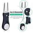 Portable Golf Divot Tool With Ball Marker | https://www.bestnamebadges.com