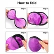 Custom Promotional Folding Nylon Cyclone Advertising  Fan | https://www.bestnamebadges.com