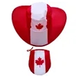 Foldable Cowboy Hat With Pouch | https://www.bestnamebadges.com