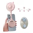 360 Degreen Adjustable Neck Suction Cups Fan | https://www.bestnamebadges.com