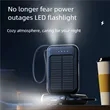 Custom Solar Power Bank with 4 Built-in Cables | https://www.bestnamebadges.com