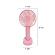 Mini Handheld Fan with Base | https://www.bestnamebadges.com