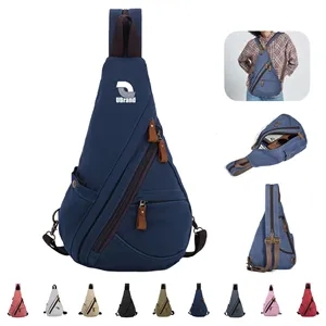 Canvas Crossbody Sling Bag