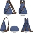 Canvas Crossbody Sling Bag | https://www.bestnamebadges.com