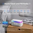 Bluetooth Speaker Alarm Clock with Fast Wireless Charger | https://www.bestnamebadges.com