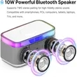Bluetooth Speaker Alarm Clock with Fast Wireless Charger | https://www.bestnamebadges.com