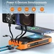 Solar Portable Wireless 20000mAh Fast Charging Power Bank | https://www.bestnamebadges.com