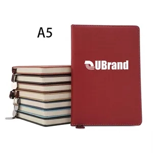 A5 PU Leather Writing Notebook