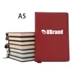 A5 PU Leather Writing Notebook | https://www.bestnamebadges.com