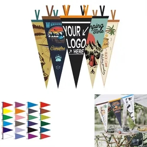 Custom Felt Pennant Flag Multiple Size Available