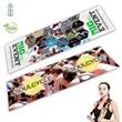 Full Color Sublimation Recycled RPET Cooling Towel | https://www.bestnamebadges.com
