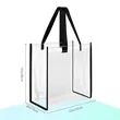 Clear PVC Stadium Tote Bag | https://www.bestnamebadges.com