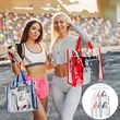 Clear PVC Stadium Tote Bag | https://www.bestnamebadges.com