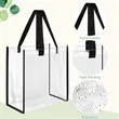 Clear PVC Stadium Tote Bag | https://www.bestnamebadges.com