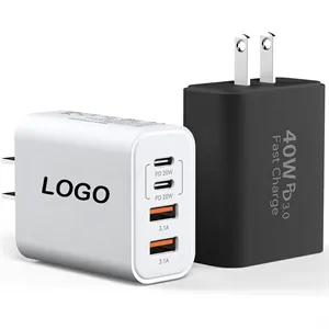 USB C Wall Charger Block 40W 4-Port