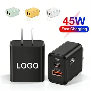 45W Dual Port USB Fast Wall Charger