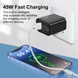 45W Dual Port USB Fast Wall Charger | https://www.bestnamebadges.com