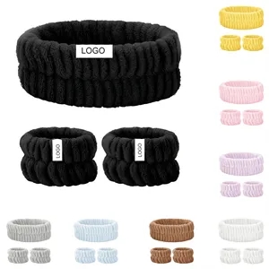 Spa Headband and Wristbands Set