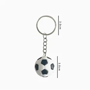 Colorful Soccer Ball Keychain